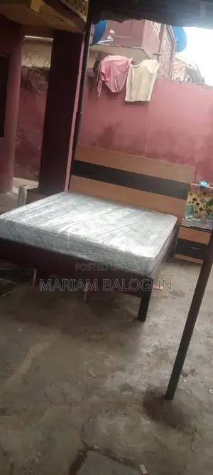 Complete Set Of Of 4.5by6 Bed Frame And Lifemate Spring Mattress
