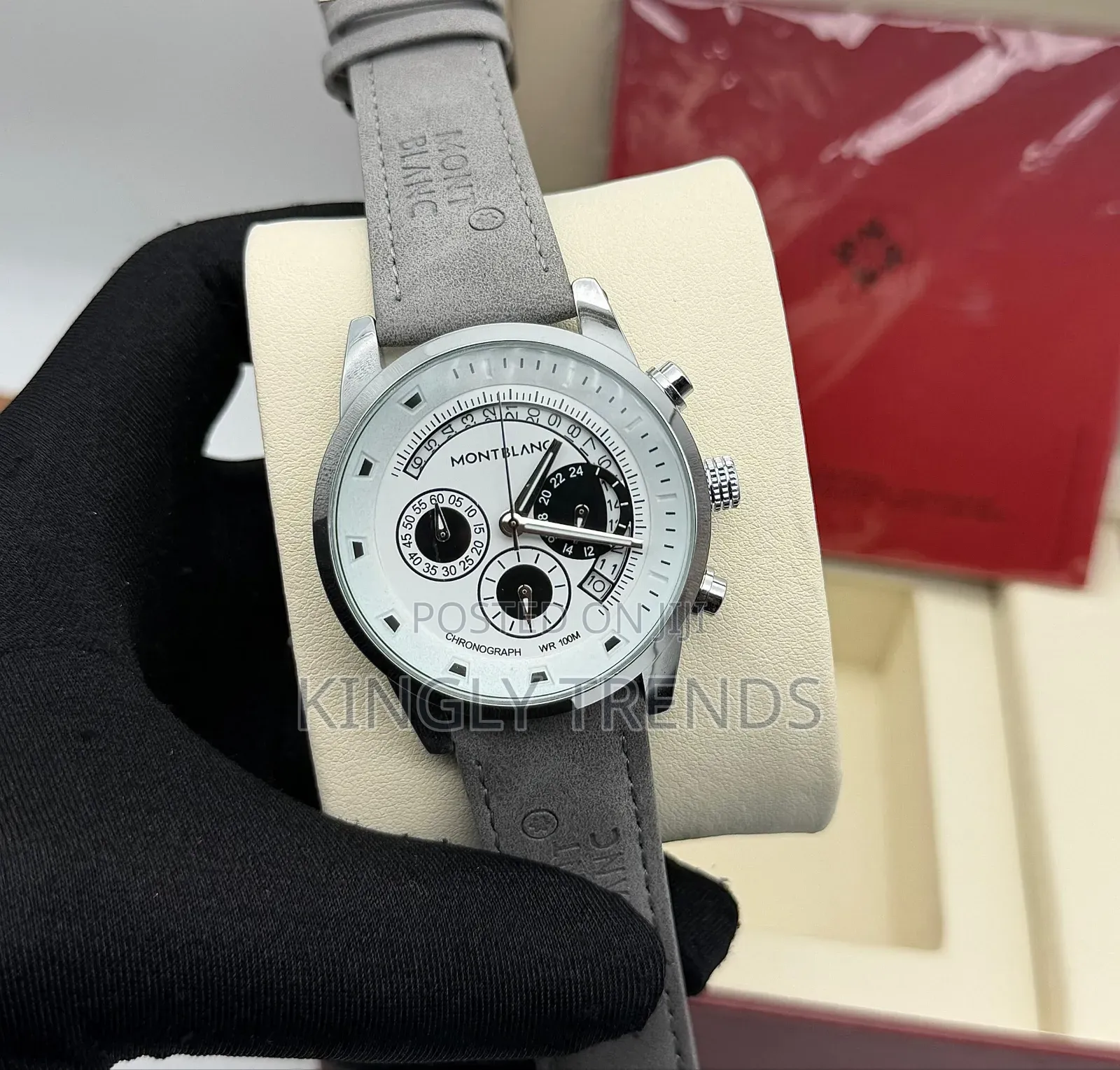 Luxury Patek Philippe Automatic Leather Wristwatch