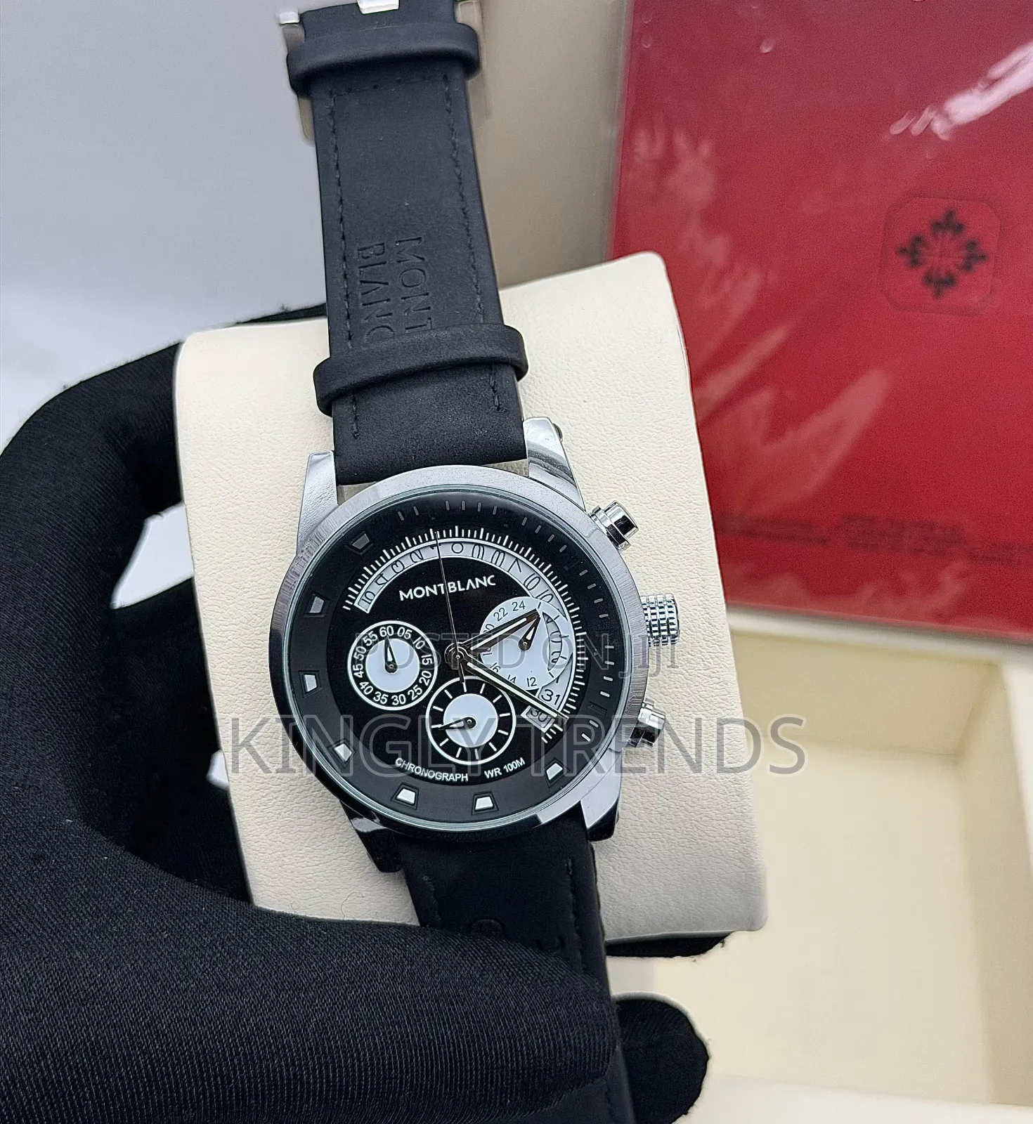Luxury Patek Philippe Automatic Leather Wristwatch