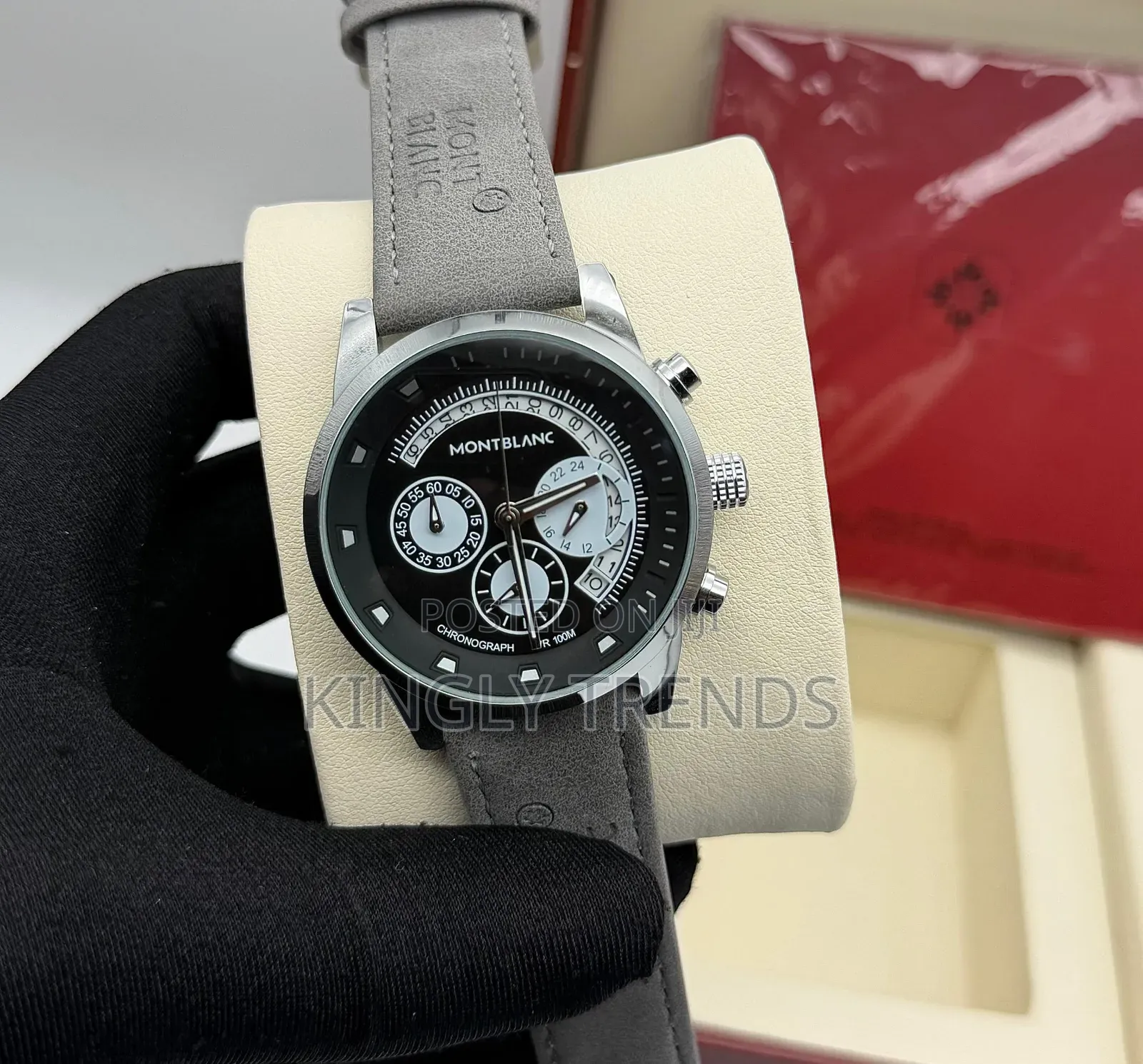 Luxury Patek Philippe Automatic Leather Wristwatch