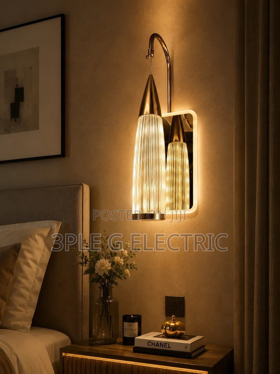 Futuristic Indoor Wall Bedside Lamp