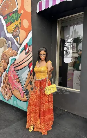 Adire Classy Flare Gown