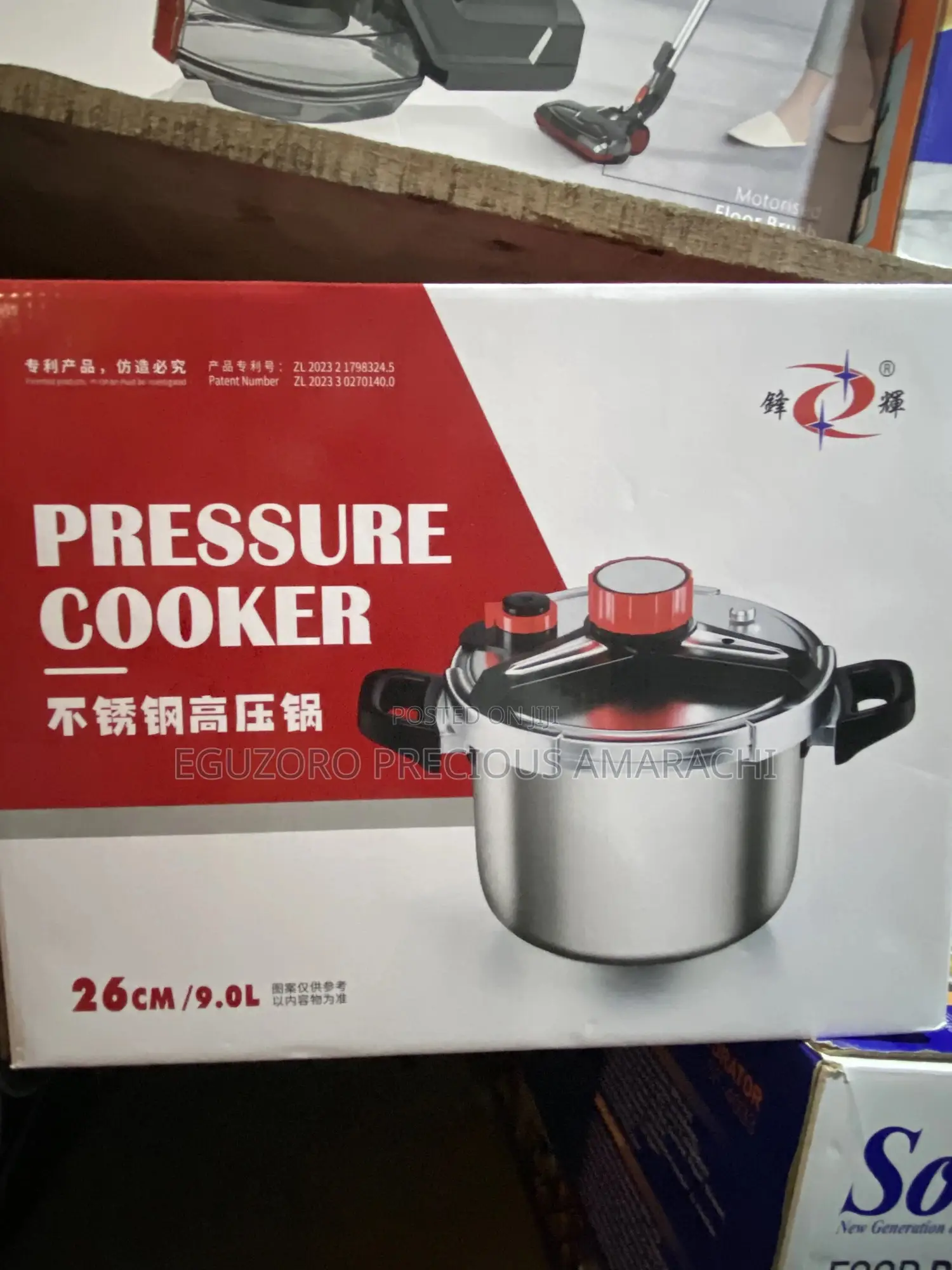26cm 9 Litres Manual Pressure Cooker
