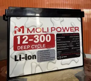 Moli Power 300ah Lithium Ion Deep Cycle Battery – 3.7kwh Solar Energy
