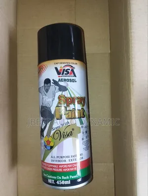 Visa Black Spray Paint
