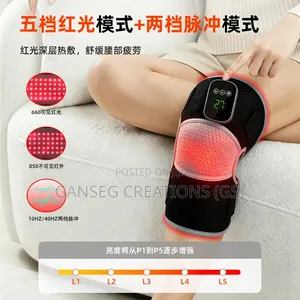 Rechargeable Heated Knee Massager With Vibration