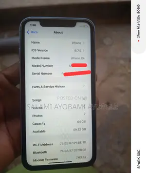 Apple iPhone XR 64 GB Blue