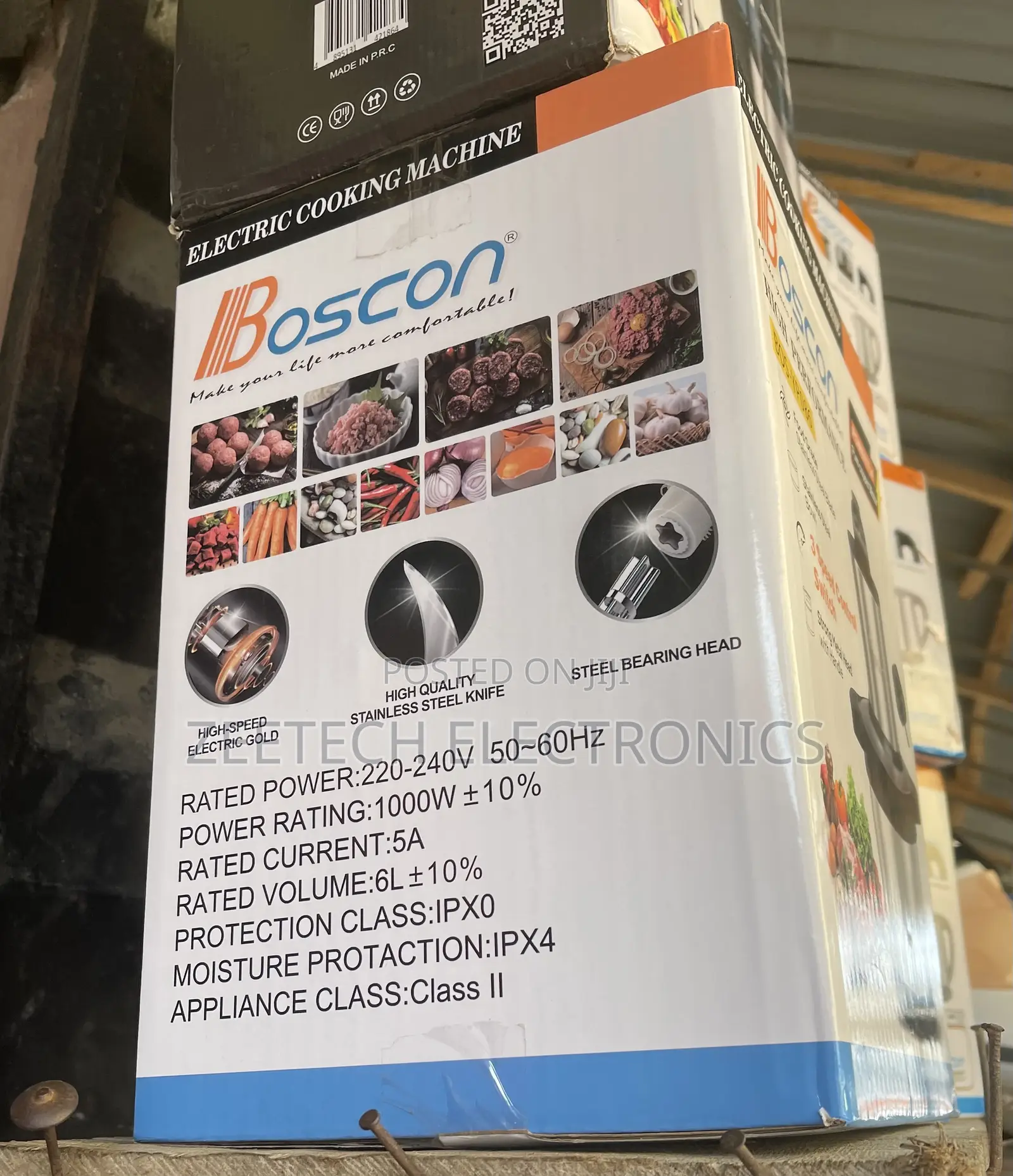 Boscon High Performance Yam Ponder and Food Processor