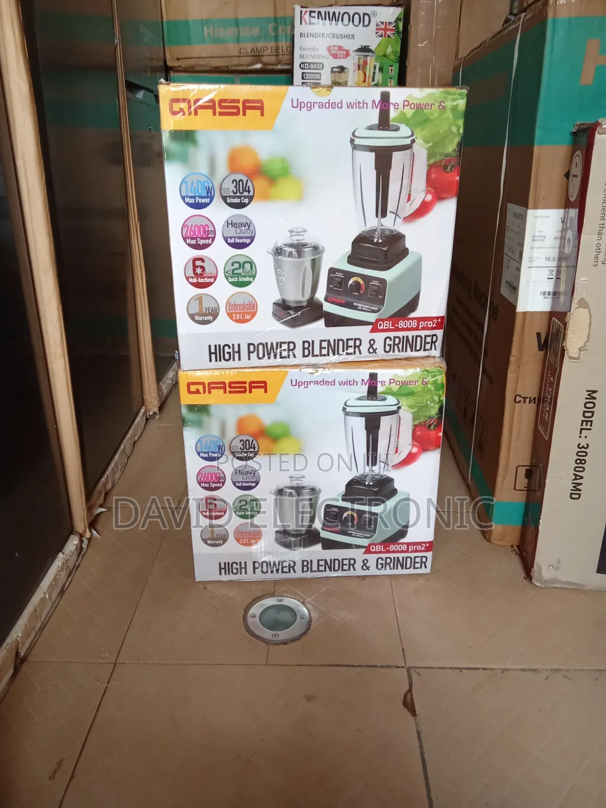 Gasa Blender Grinder With Two Cup
