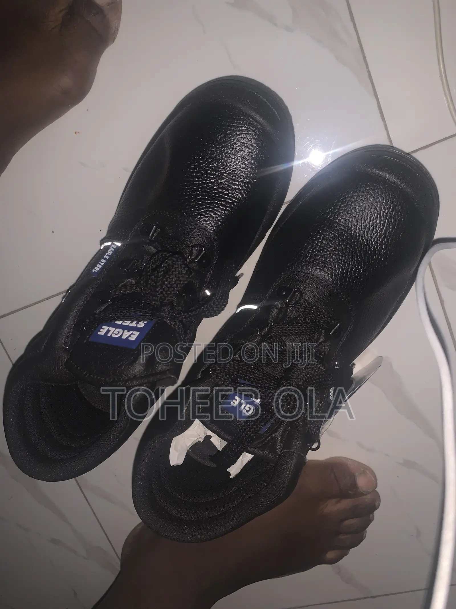 Black Leather Safety Boot (Hse, Isps, Etc Grade Standard)
