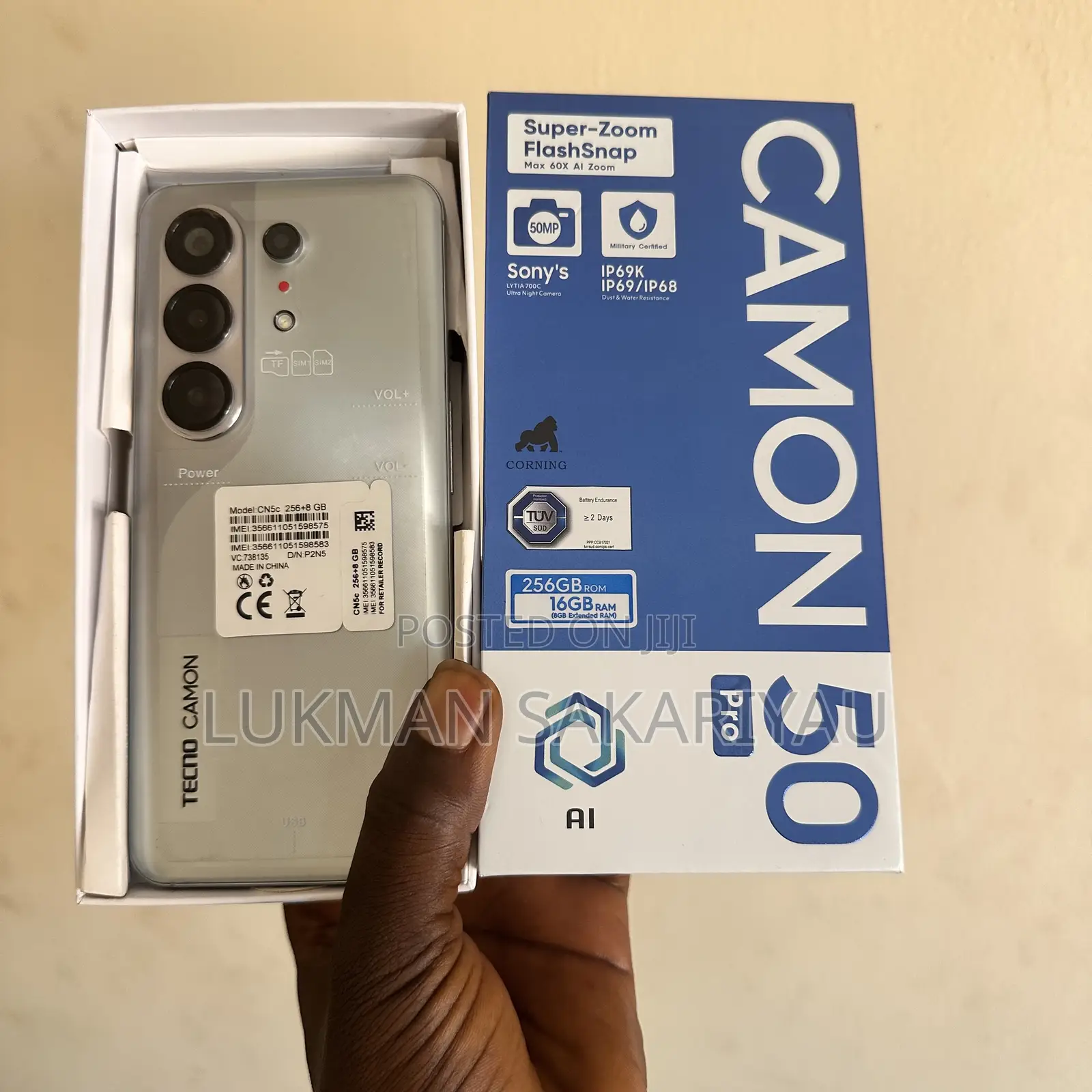 Tecno Camon 50 256 GB Gray