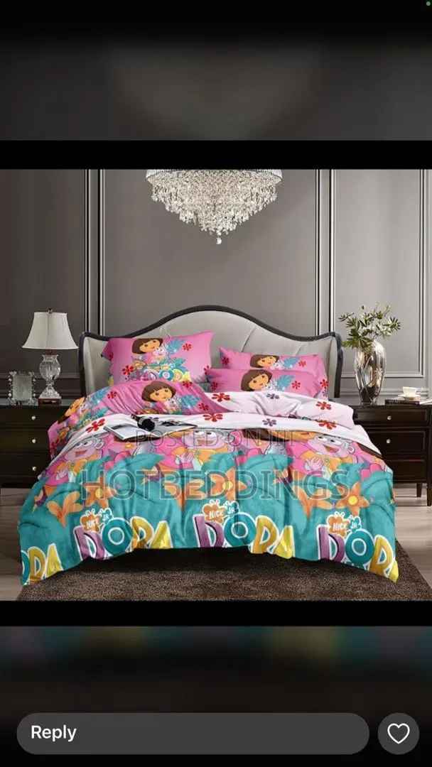 Character Duvet, Bedsheet and 4 Pillow Covers
