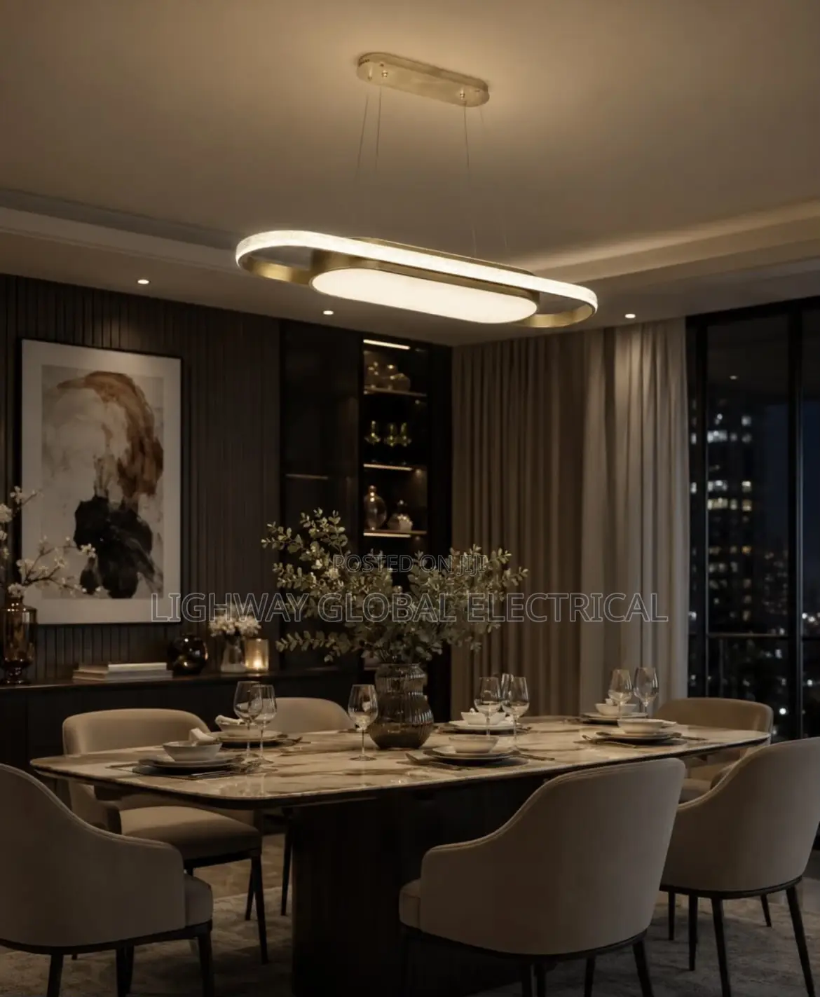 Simple Dining Led Chandelier