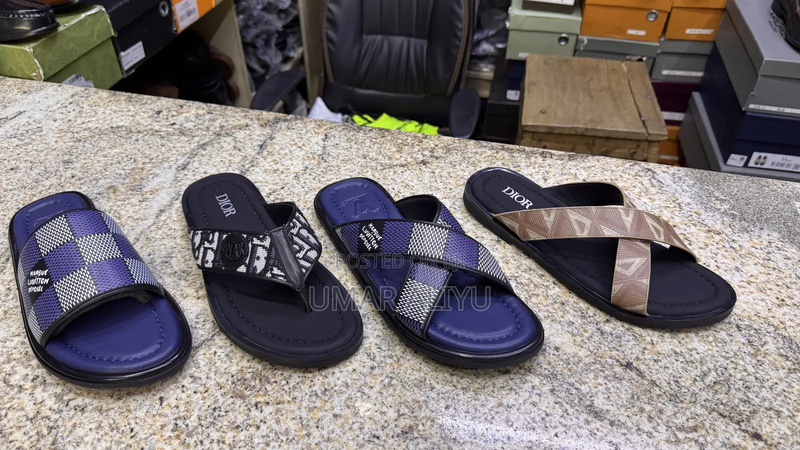 Dior Lv Slippers. Highest Quality