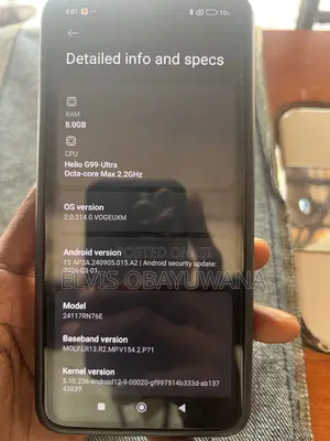 Xiaomi Redmi Note 14 4G 128 GB Black