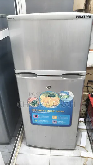 ​Polystar 215l Top Freezer Double Door Fridge