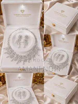 Luxury Iced-Out Crystal Bridal Jewelry Set