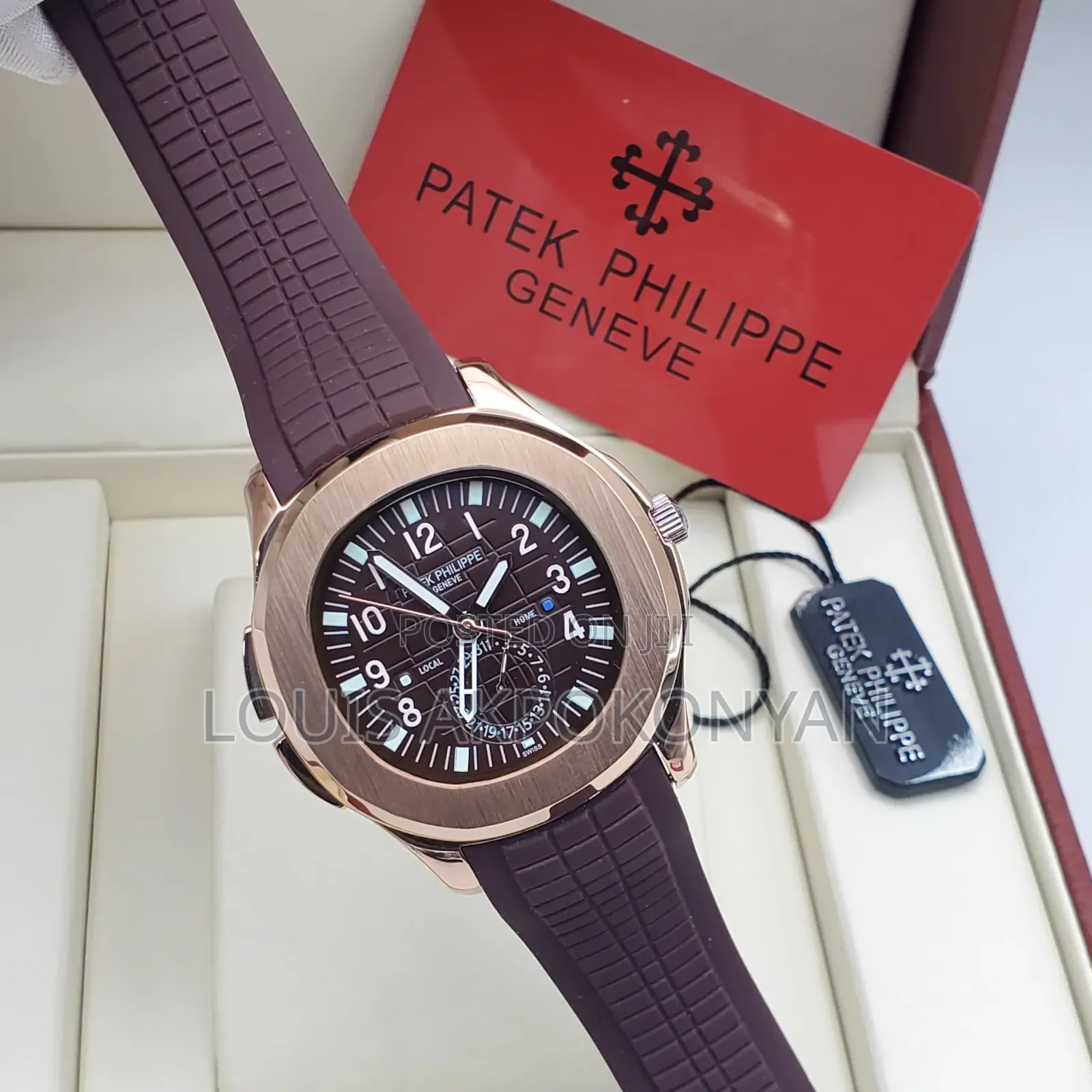 Patek Rubber Strap Watch