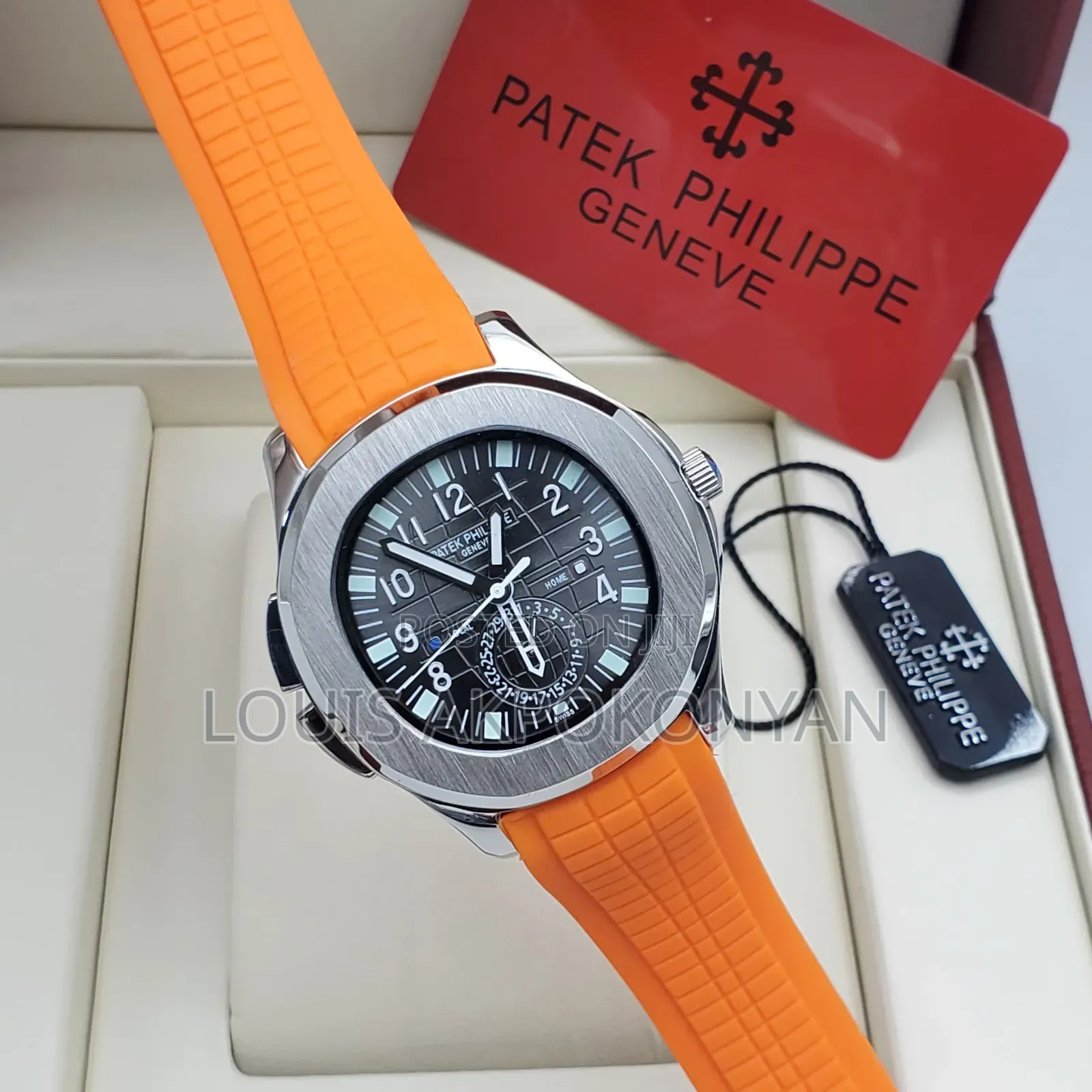 Patek Rubber Strap Watch