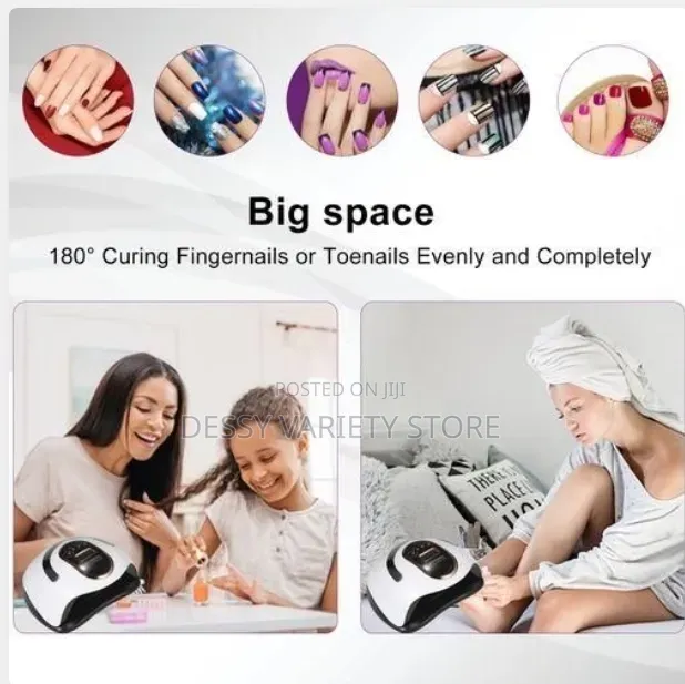 168w Led Uv Nail Lamp Kits Fast Dryers 4 Timer Setting