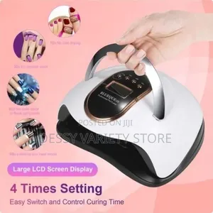 168w Led Uv Nail Lamp Kits Fast Dryers 4 Timer Setting