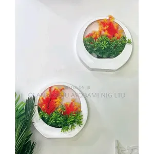 Hanging Flower Vase With Plant