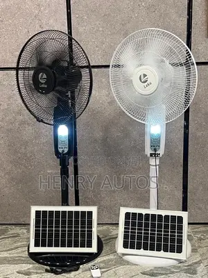 Solar and Rechargeable Fan