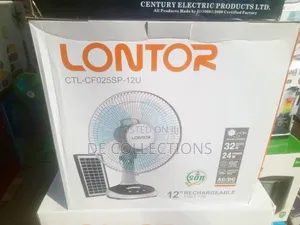 Century 12inchs Rechargeable Fan With Led LightBran