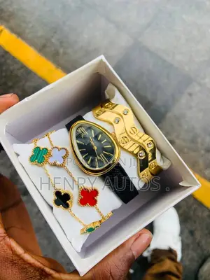 Wristwatch and Bracelet Combo