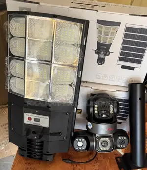 Original 3 Lens CCTV Camera + Solar Street Light