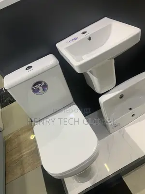 Wc With Suspended Basin and Pedestal