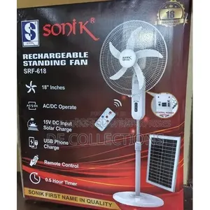 Sonik SRF-618 Rechargeable Standing Fan