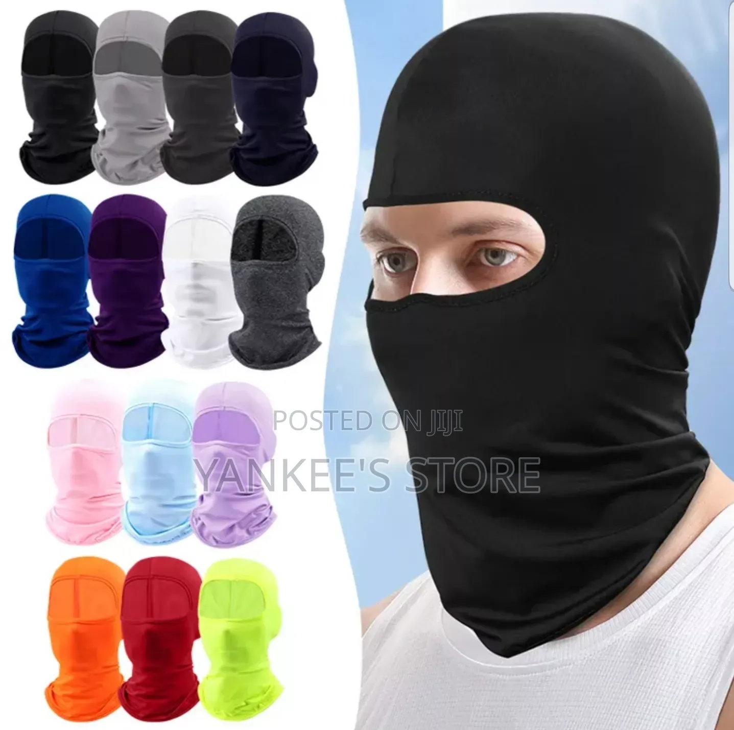 Imported Quality Unisex Plain Balaclava Ski Mask