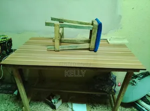 Wooden Table and Chair