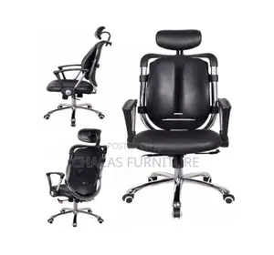 Ergonomic High-Back Double-Lumbar Office Chair