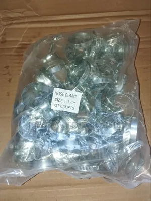 100 PCS Hose Clamp 1 1/2 Inch