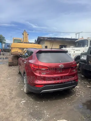 Hyundai Santa Fe Limited 4dr SUV AWD (3.3L 6cyl 6A) 2014 Red