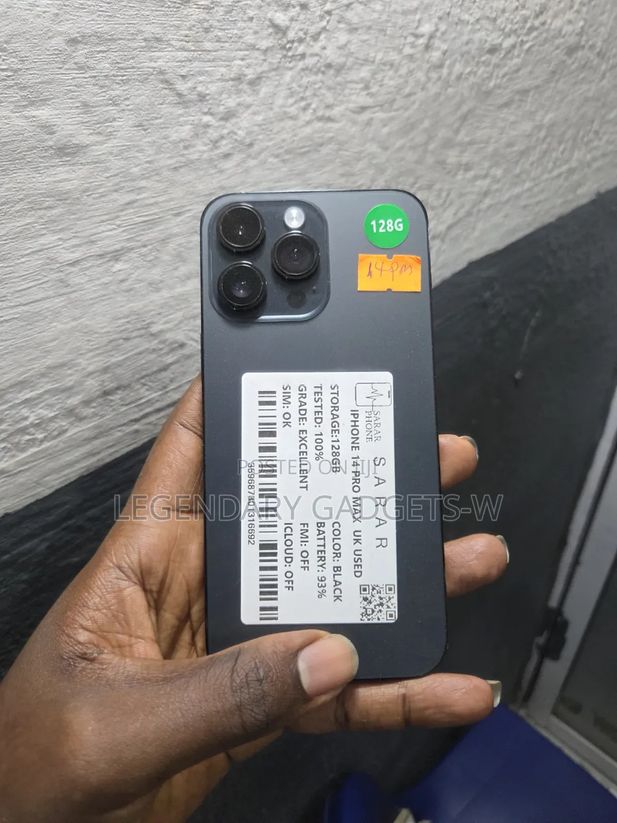 Apple iPhone 14 Pro Max 128 GB Black