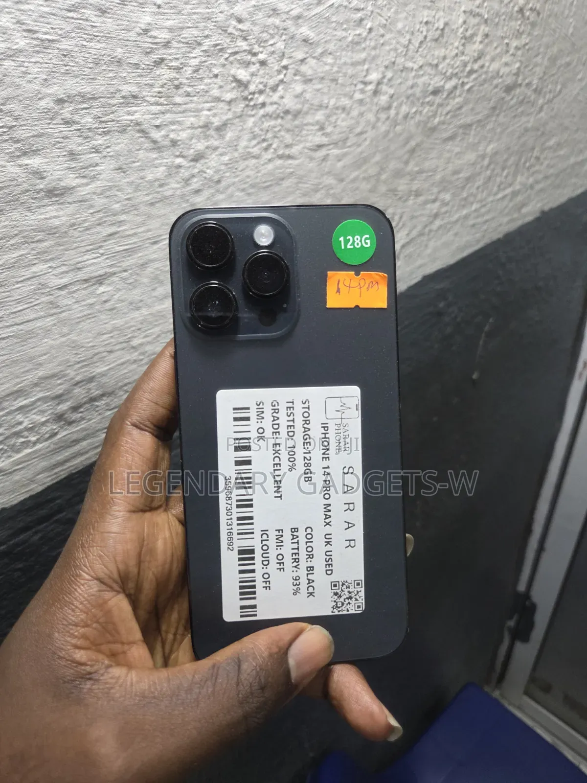 Apple iPhone 14 Pro Max 128 GB Black