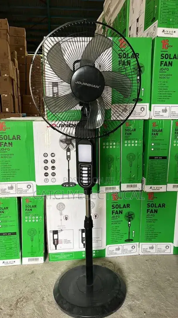 Rechargeable Solar Fans