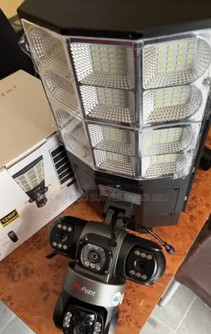 Solar-Powered Street Light and V380 4g Simcard Camera With 3 Lenses