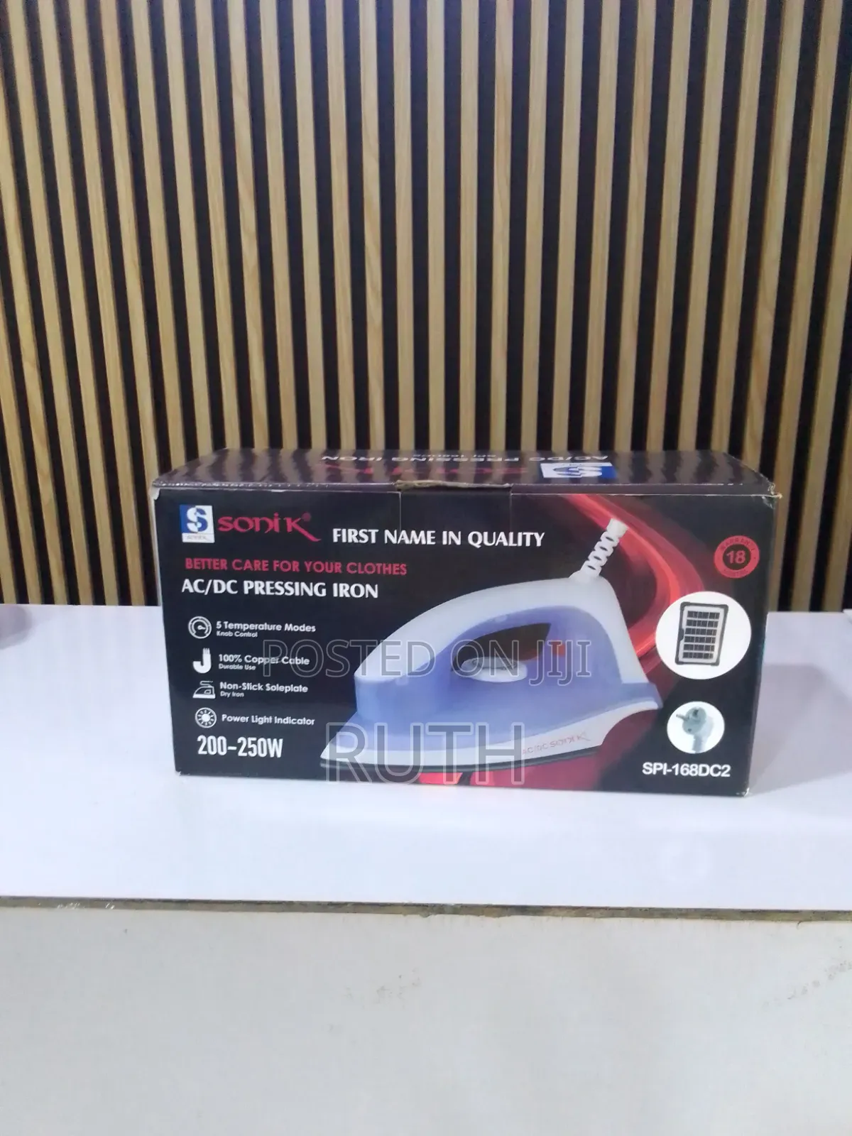 Sonik Ac/Dc Pressing Iron