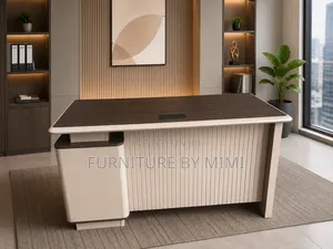 Luxury 1.4m Executive Office Desk With Drawers – Premium Furniture.