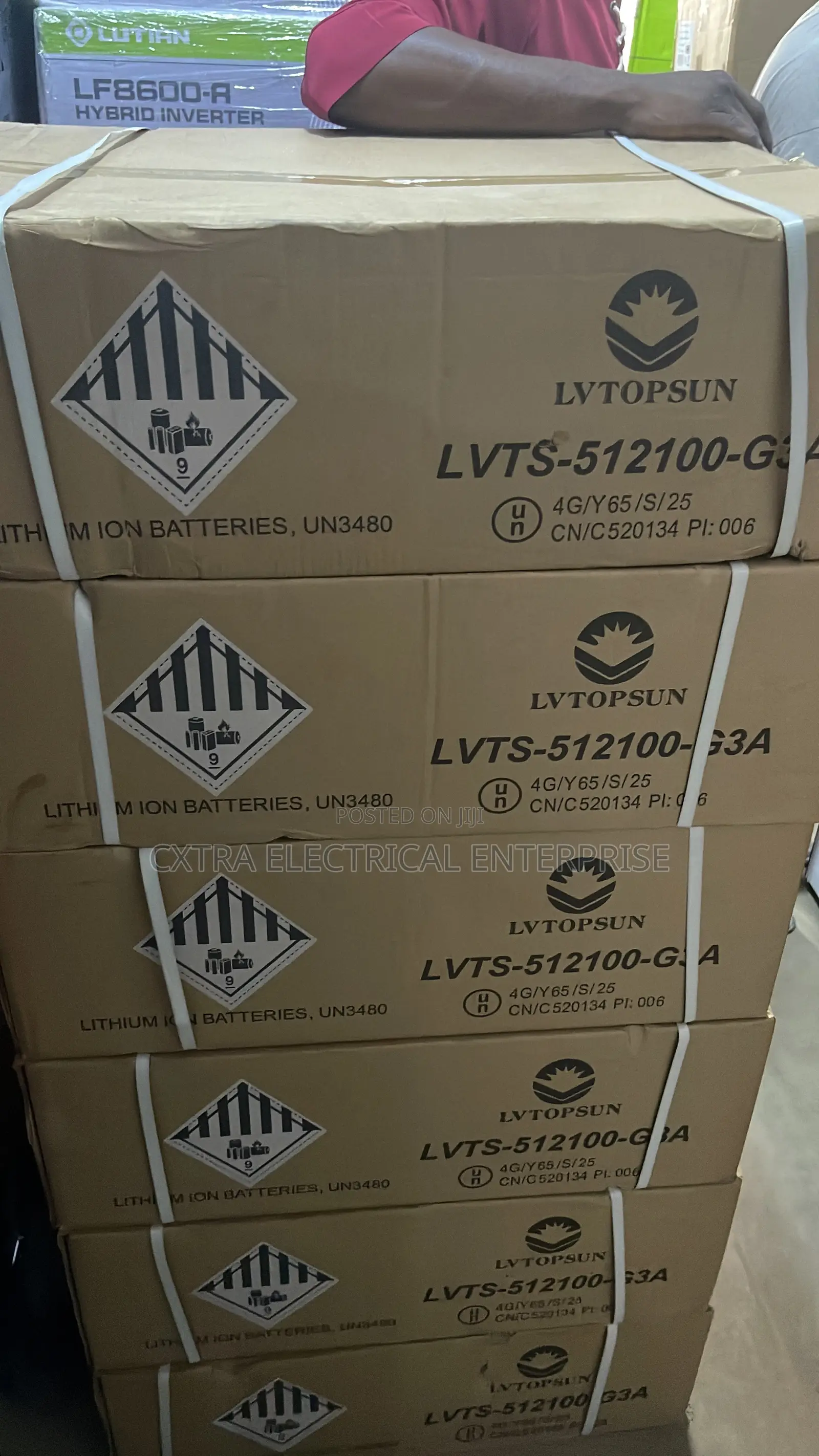 5kwh 51.2v Lithium Battery Lvtopsun