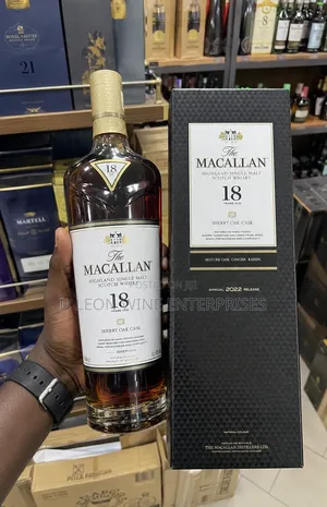 Macallan 18 Years Sherry Oak Cask Cartoon by ( 12 Bottles )