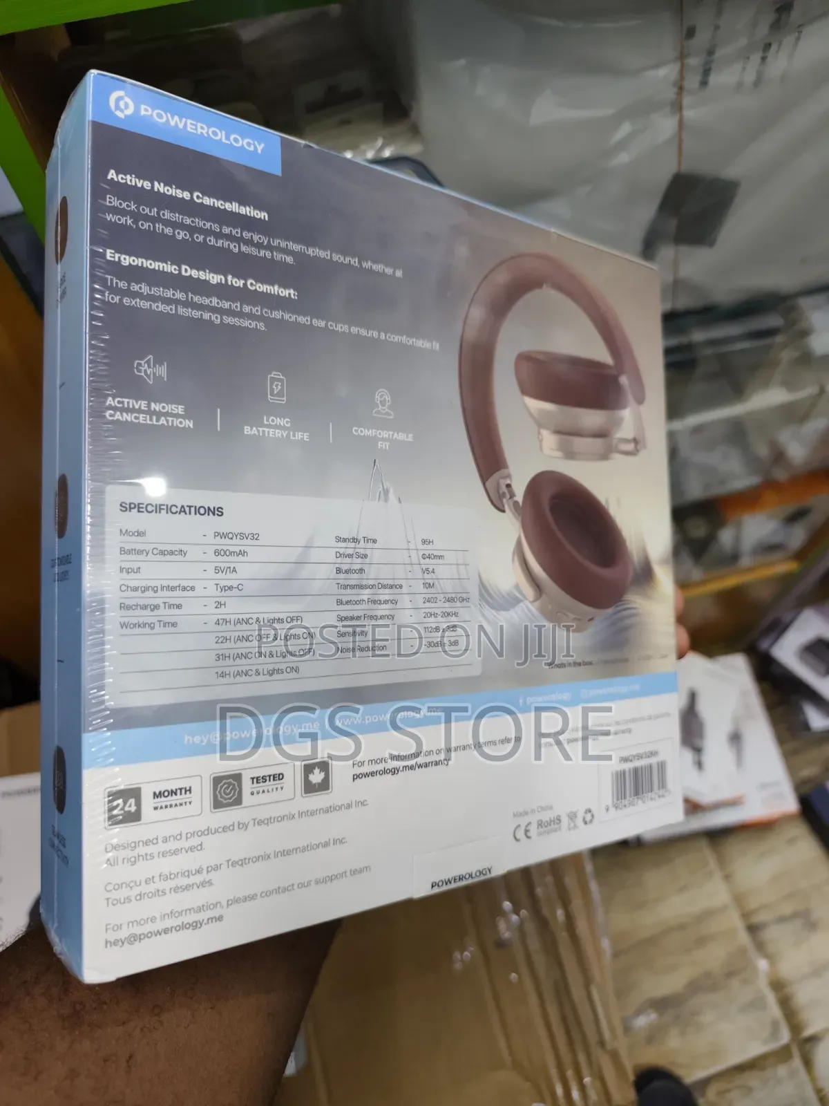 Powerology Astro Anc Wireless Headphone