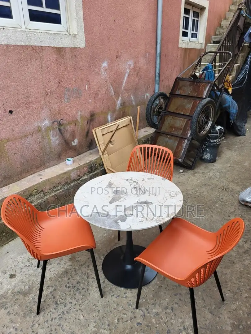 Premium Marble-Top Dining Cafe Table