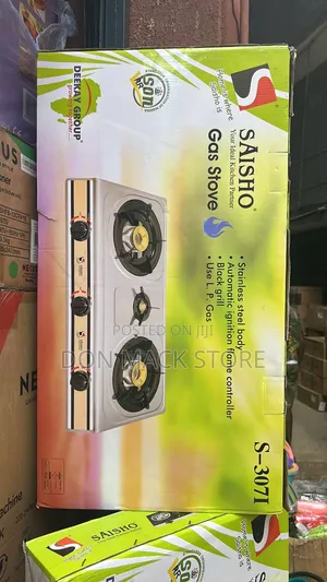 Saisho 3 Burner Gas Cooker