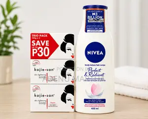 Nivea Perfect Radiant 400ml Lotion  Kojic San Soap