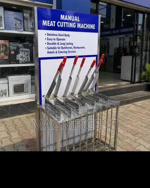 Stainless Steel Manual Meat Cutting Machine for Butcheries Restauran